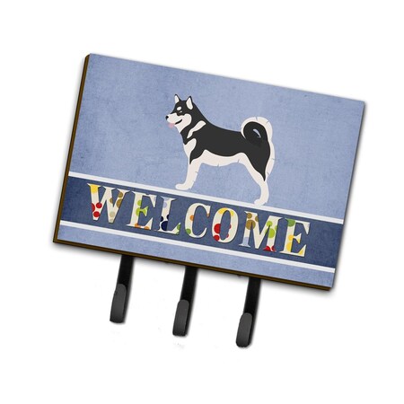 Carolines Treasures Alaskan Malamute Welcome Leash or Key Holder BB8324TH68
